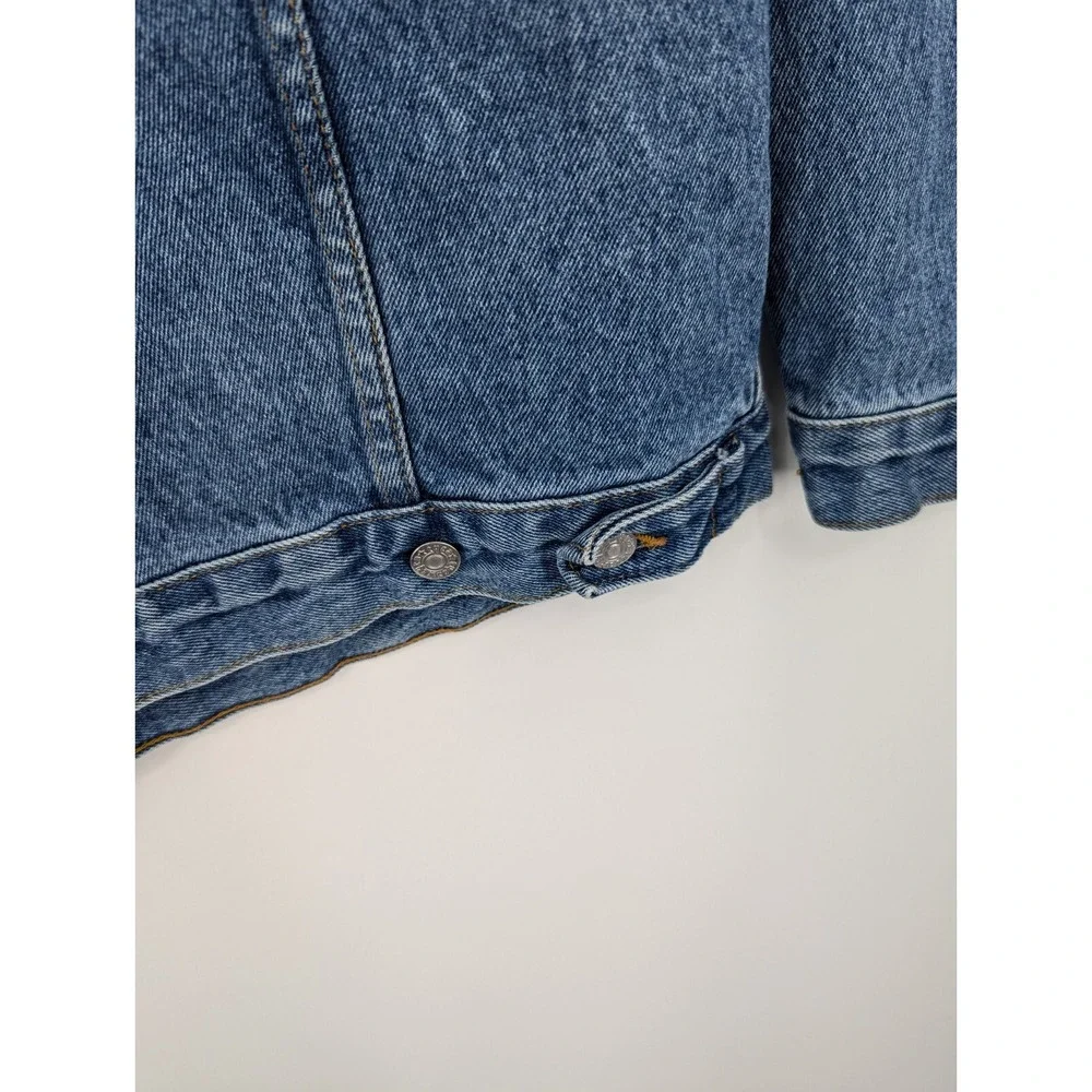 Vintage Always Coca-Cola Coke TYCA Denim Jean Jacket Men's Size XL MADE IN USA!
